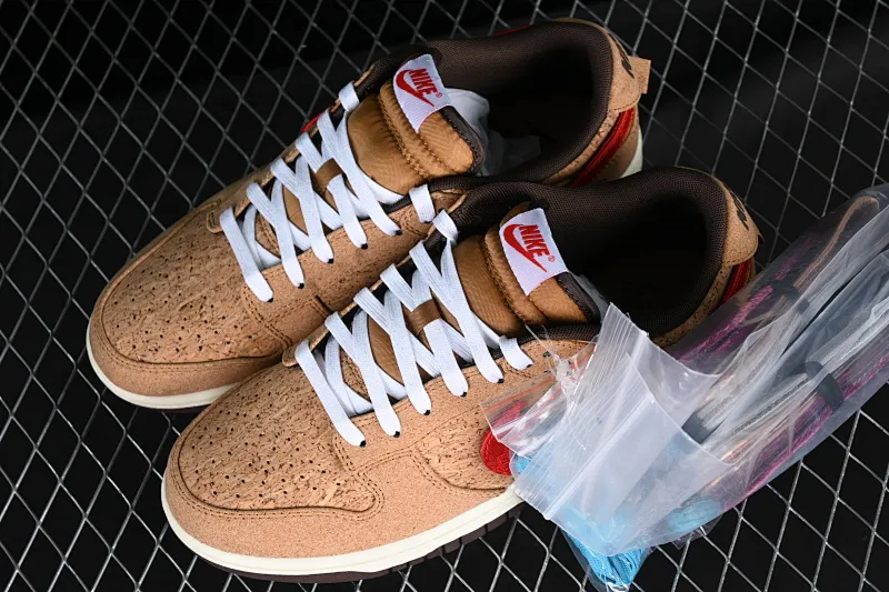 All categories Nk SB Dunk series Nk SB Dunk Low low-top sneakers C version Clot x Nk Dunk SB Low "Cork" cork joint model SB low-top casual sneakers FN0317-121